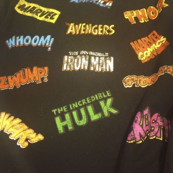 Marvel unisex superhero crew neck graphic print sweatshirt Sz med - Picture 8 of 8